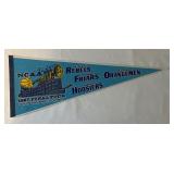 1987 NCAA Final Four Vintage Basketball Pennant