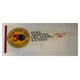 1988 NCAA Final Four Vintage Basketball Pennant