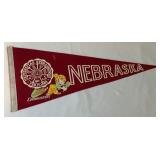 Vintage University of Nebraska Cornhuskers Pennant