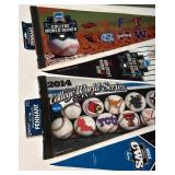 (4) College World Series NCAA Baseball Pennants - 2014, 2015, 2017, 2008