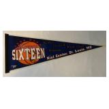1998 NCAA Basketball Sweet Sixteen Pennant