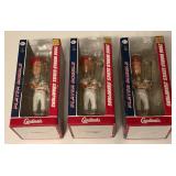 (3) St. Louis Cardinals 2006 World Series Champions Baseball Bobbleheads - Pujols, Edmonds, Eckstein