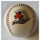 Al Newman Autographed Mankato Moondogs Baseball