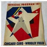 1964 Chicago Cubs Vintage Wrigley Field Program