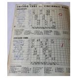 1964 Chicago Cubs Vintage Wrigley Field Program