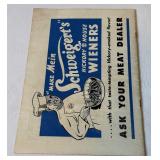 1955 Minneapolis Millers Vintage Baseball Program and Scorecard