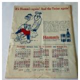 1965 Minnesota Twins Vintage Baseball Official program and Scorecard