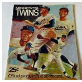 1970 Minnesota Twins Official Program and Scorecard