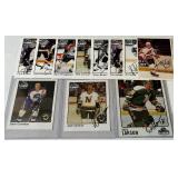 (11) Hockey Autograph Cards - NHL Minnesota Alumni