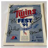 Minnesota Timberwolves 1993 Coca Cola Card Set w/ 3 Autographs - Felton Spencer, Signey Jordan, 1 Unknown