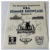 Minnesota Timberwolves Autographed Wolf Tracks Magazine