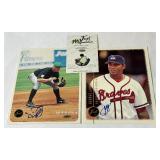 George Lombard and David Kelton Minor League Baseball Autographs