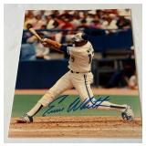 Ernie Whitt Autographed 8x10' Baseball Photo