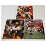 (3) Football Signature Rookies Autographs - James Stewart, Amani Toomer, Kevin Carter