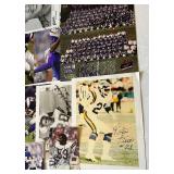 14 Minnesota Vikings Autographed Football Photos