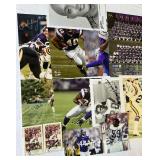 14 Minnesota Vikings Autographed Football Photos