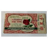 1956 Rose Bowl Vintage Football Ticket