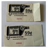 (2) Minnesota North Stars 1991 Playoff Tickets - Division and Conference Championship