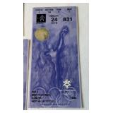 2002 Salt Lake City Olympics Tickets - Gold Medal Hockey, Closing Ceremony, Short Track, Slalom