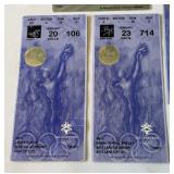 2002 Salt Lake City Olympics Tickets - Gold Medal Hockey, Closing Ceremony, Short Track, Slalom