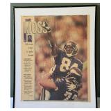 Randy Moss Rookie Year Newspaper Article Framed