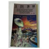 Super Bowl XXVI 1992 Championship Football Game in Minneapolis