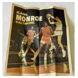Earl Monroe 1968 Topps Vintage  Poster #6 Basketball