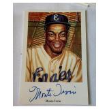 Negro League Fine Arts Post Card Set w/ Monte Irvin Autograph