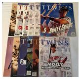(13) Minnesota Twins Baseball Magazines