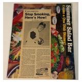 Vintage Baseball Smoking Advertisements from 1940 and 1966