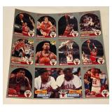 1990 NBA Hoops Osco Drug Chicago Bulls Card Set w/ Michael Jordan