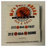 Michael Jordan's Restaurant Match Book