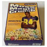 Moss' Magic Crunch Limited Edition Minnesota Vikings Cereal Box