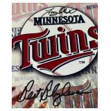 Tony Oliva and Bert Blyleven Autographs w/ MLB COA Minnesota Twins Baseball