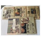 (5) Notable Sporting Event Newspapers - Michael Jordan, Cal Ripken Jr., Mark McGwire and More