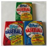 1985, 1986, 1987 Topps Wax Baseball Card Packs - Potential Kirby Puckett RC