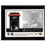 Michael Jordan Game Used Bat Relic 2001 Upper Deck MJ Salute #MJ-B3 Baseball Card