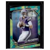 JJ McCarthy /200 Prizm 2025 #279 Numbered 144/200 Minnesota Vikings Football Card