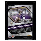 JJ McCarthy /200 Prizm 2025 #279 Numbered 144/200 Minnesota Vikings Football Card