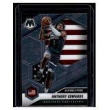 Anthony Edwards RC 2020-21 Mosaic National Pride #252 Rookie Minnesota Timberwolves Basketrball Card