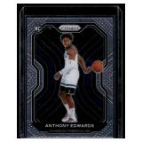 Anthony Edwards RC 2020-21 Prizm #258 Rookie Minnesota Timberwolves Basketball Card