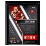 Steve Young /499 2016 Absolute #139 Numbered 379/499 Football Card