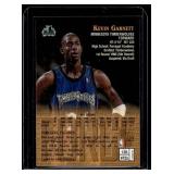 Kevin Garnett Finest Insert SP 1997 Topps Finest Force #136 FF25 Minnesota Timberwolves Basketball Card