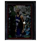 Kevin Garnett Finest 1997 Topps Foundations #205 Minnesota Timberwolves Basketball Card