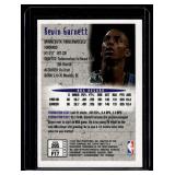 Kevin Garnett Finest 1997 Topps Foundations #205 Minnesota Timberwolves Basketball Card