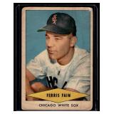 1954 Red Heart Ferris Fain Vintage Baseball Card