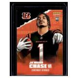 Ja'Marr Chase RC /4102 2021 Instant Illustration Series #IS-JC Rookie Football Card