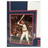 Carlton Fisk Autographed Jersey w/ JSA COA - Custom Framed and Matted 43.5'x35.5' Boston Red Sox Baseball