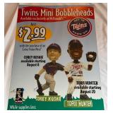 Torii Hunter and Corey Koskie Autographed 29'x40' McDonalds Minnesota Twins Advertisement