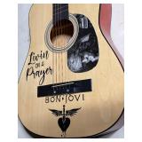 John Bon Jovi Autographed Custom Guitar - display only